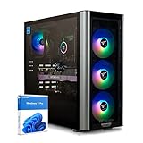 dcl24.de Gaming PC [18710] AMD Ryzen 7 5800X 8x4.7 GHz Turbo - B550, 1TB M.2 SSD, 32GB DDR4, RTX 3070 8GB, WLAN, Windows 11 Pro