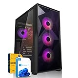 SYSTEMTREFF® High-End Gaming PC Intel Core i9-11900KF 8x5.3GHz | Nvidia GeForce RTX 3080 10GB DX12 | 1TB M.2 NVMe + 2TB HDD | 32GB DDR4 RAM | WLAN Desktop Computer Rechner für Gamer, Zocker & Streamer