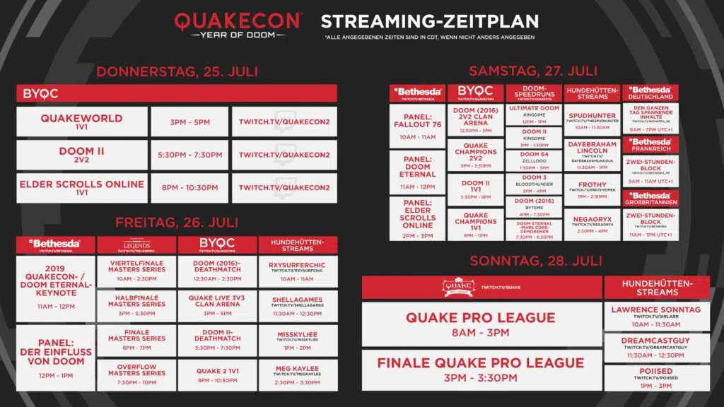 quakecon 2019 zeitplan