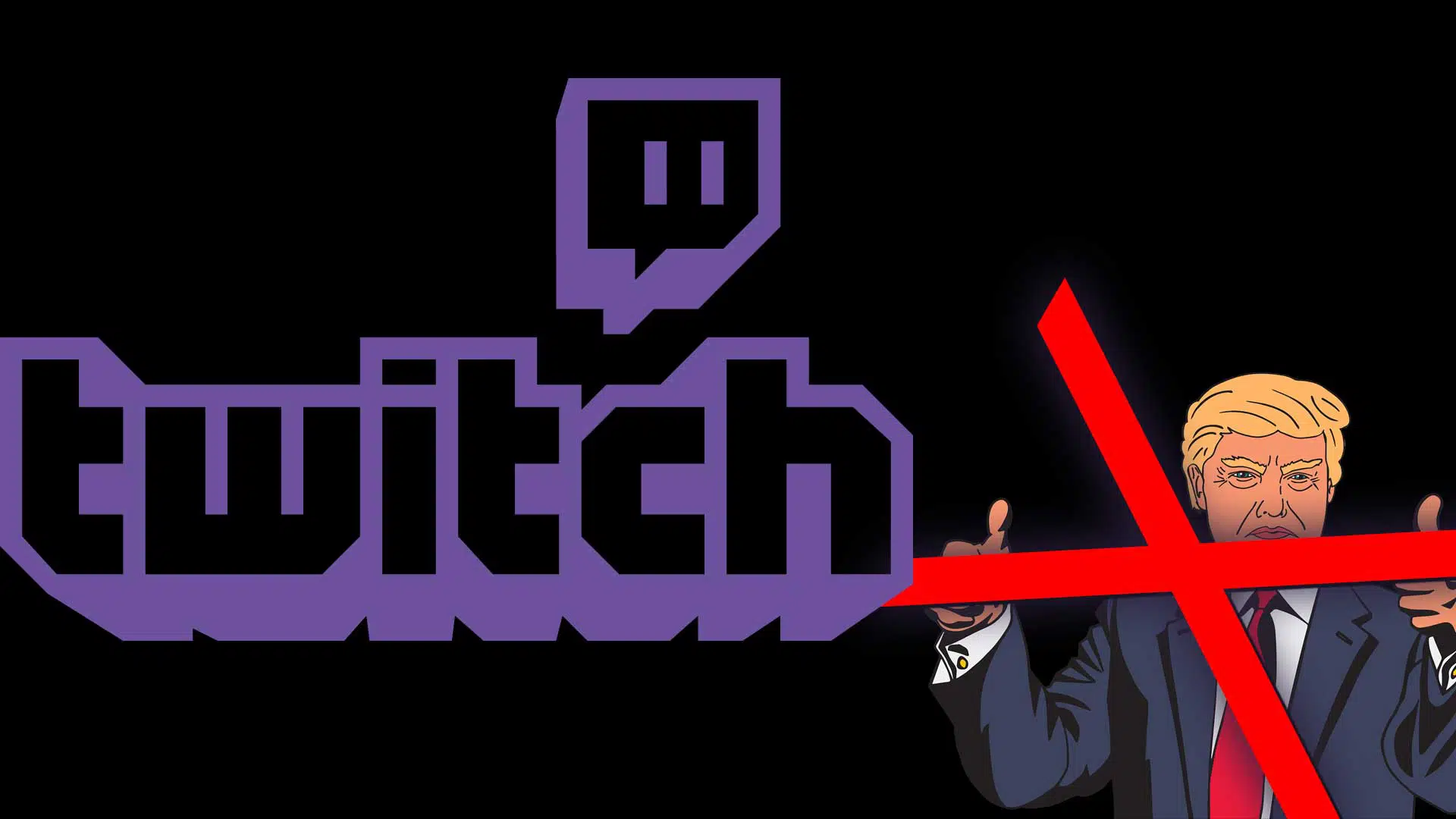 Der offizielle Twitch-Kanal von Donald Trump ist gebannt. Logo: Twitch