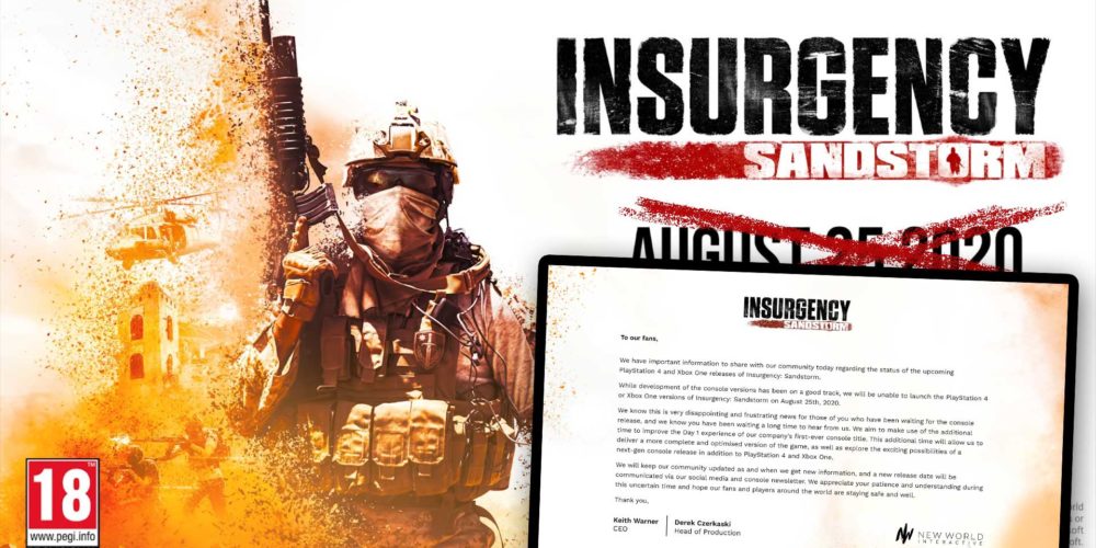 insurgency sandstorm verschoben