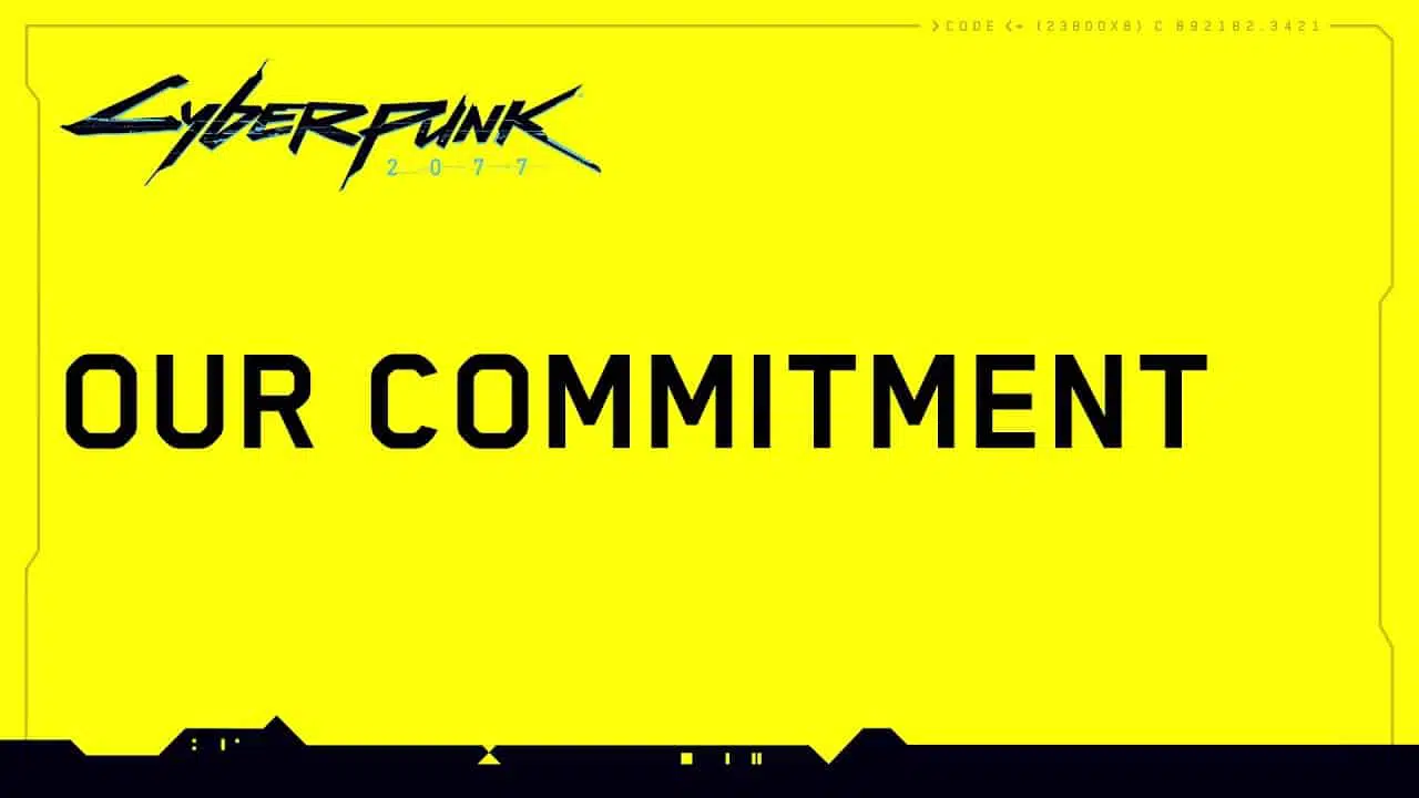 Cyberpunk 2077 — Our Commitment to Quality 1