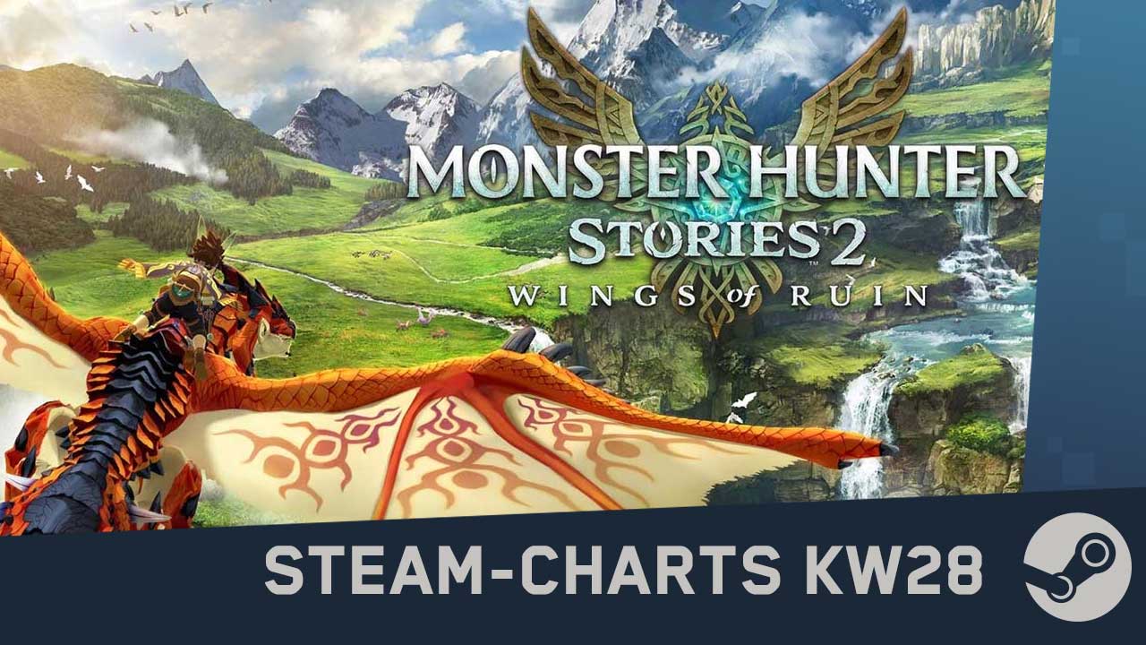 STEAMCharts Monster Hunter Stories 2, F1 2021 und Valve Steam Deck