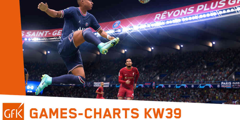 top 2 game charts deutschland kw39 2021 fifa22