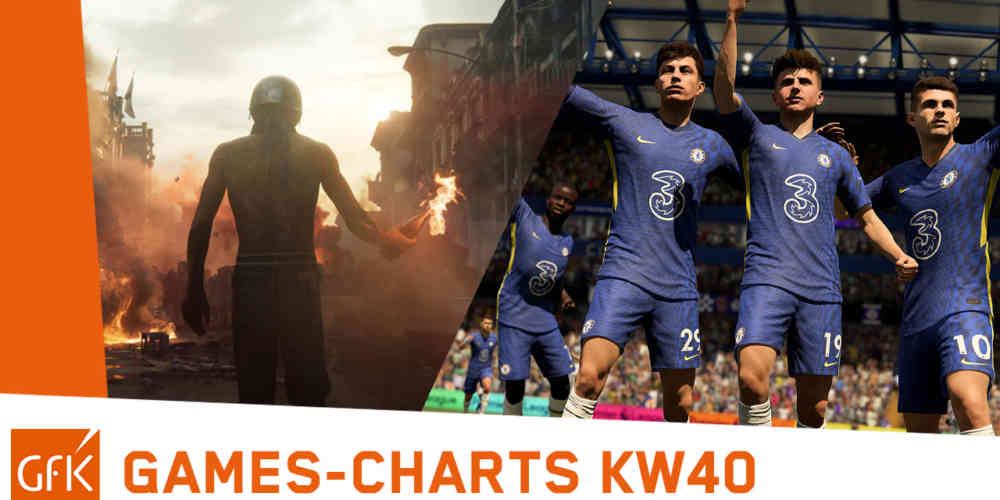 top 2 game charts deutschland kw40 2021 fifa22 far cry 6