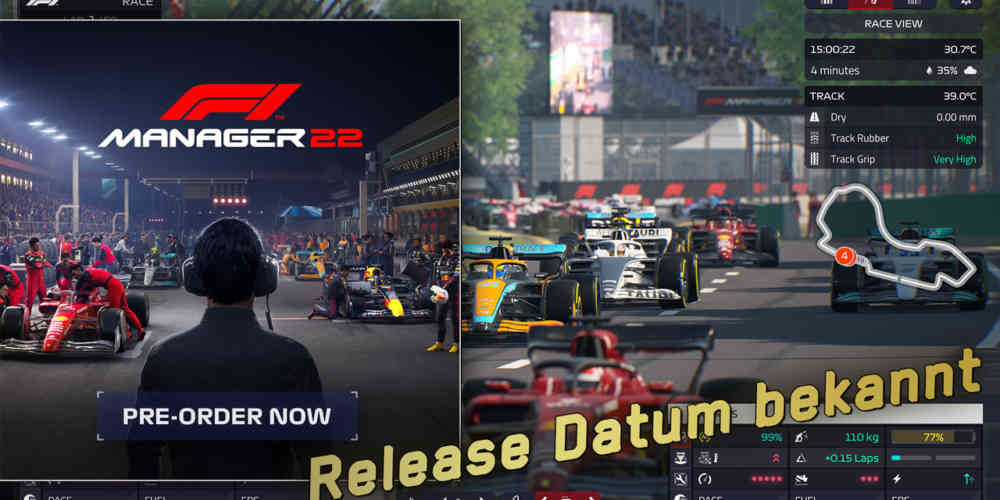 F1 2022 Release und Preorder